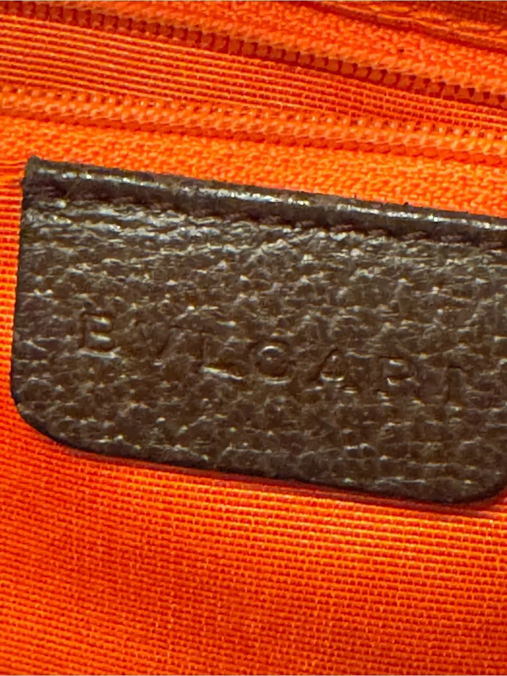 BVLGARI Brown Logo Monogram Tote with Leather Trim